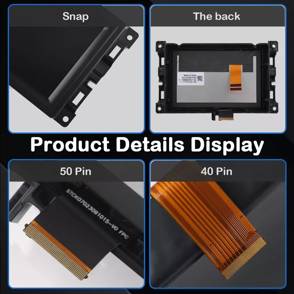 For 2017-2020 Jeep LCD Display Touch Screen Compass Radio Navigation Replace 7"