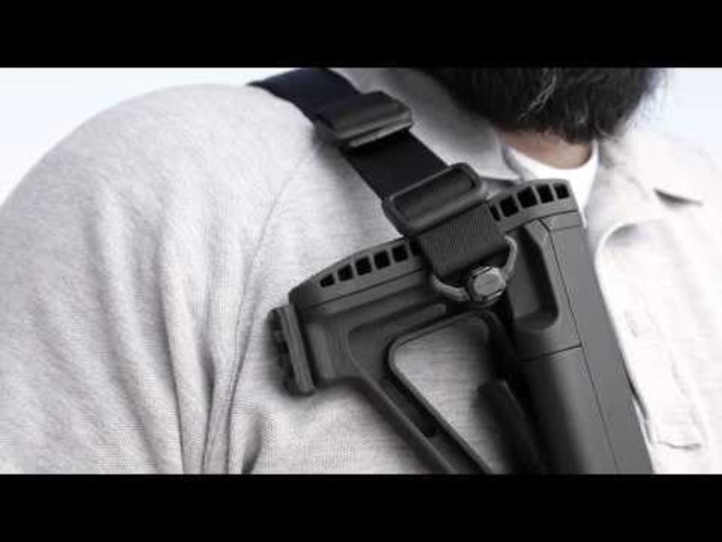 Adjustable MS1 QDM Two Point Rifle Sling - Solid Black Nylon for Comfort