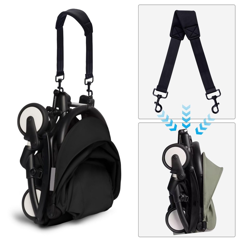 CSDWELL Stroller Straps for Babyzen Medium, Black