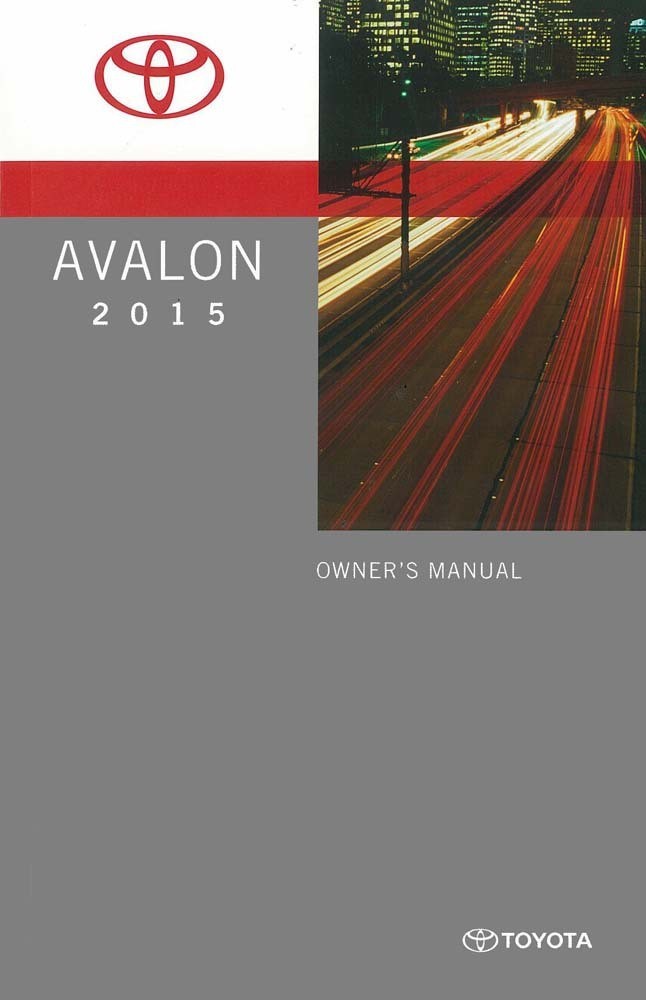 2015 Toyota Avalon Owner's Manual
