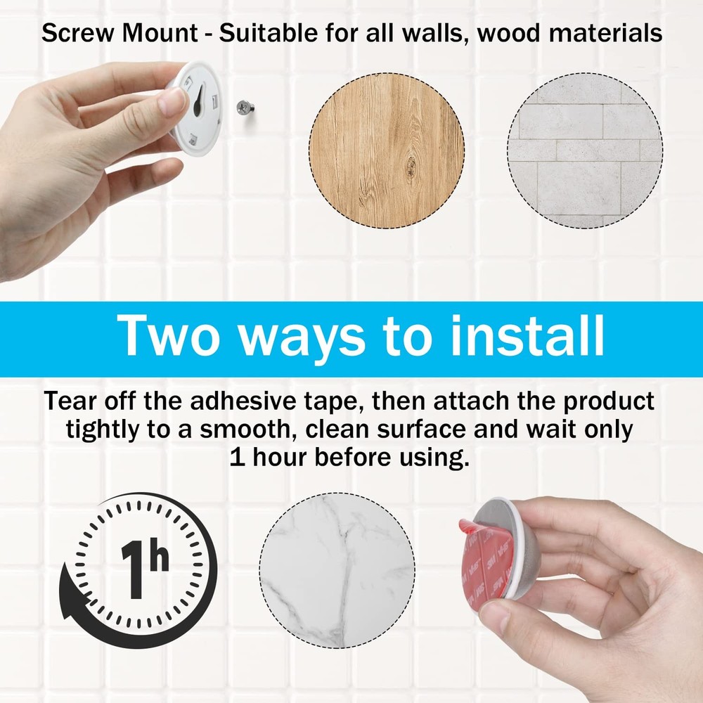 Wall Mount Indoor/Outdoor Camera Mounts Compatible for Magnetic Arlo/ Pro/ 2 (