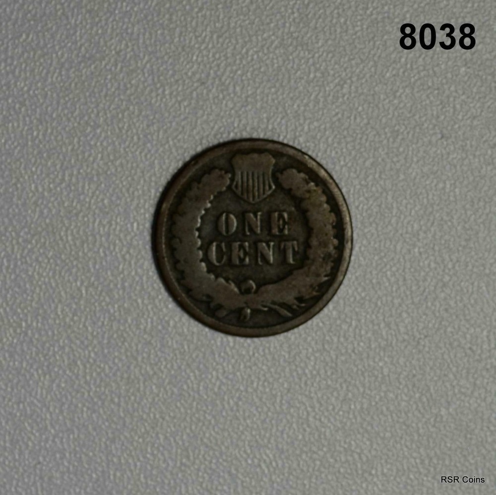 1875 INDIAN HEAD CENT FULL GOOD! #8038