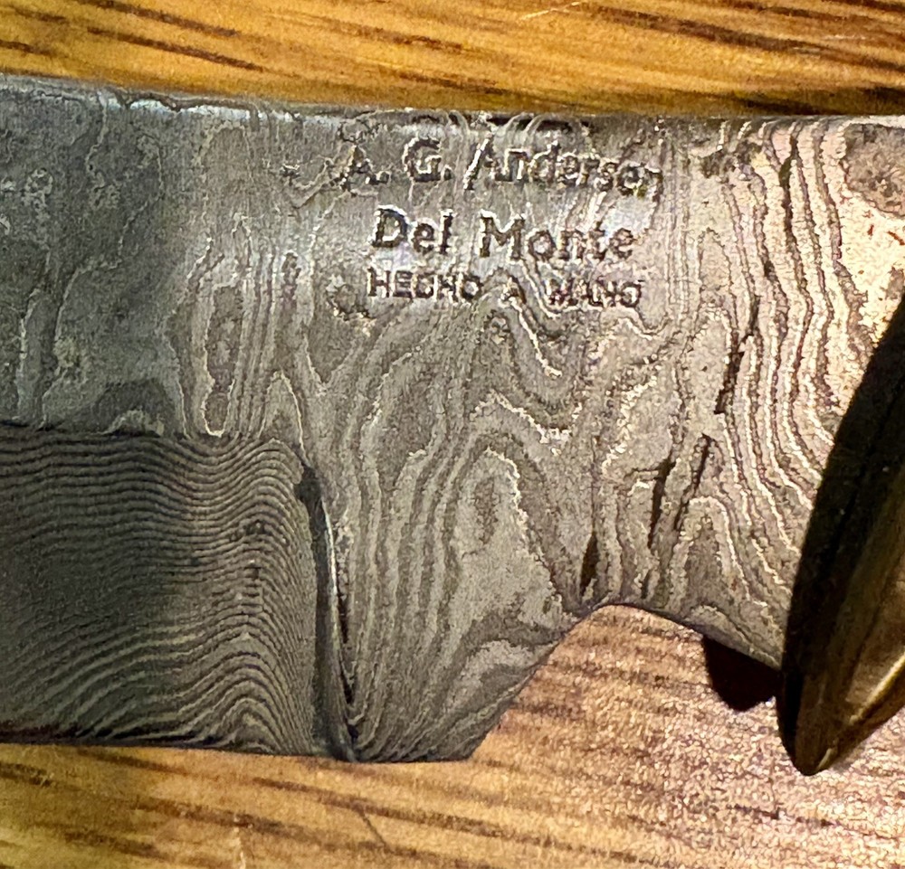 A.G. ANDERSEN DAMASCUS KNIFE