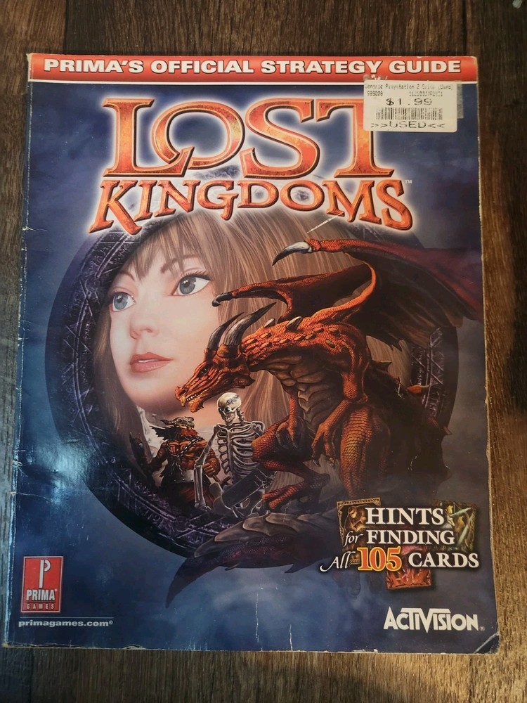 Lost Kingdoms Strategy Guide Book used