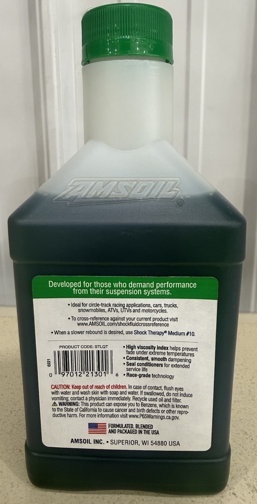Amsoil Shock Therapy Oil Light #5 Quart