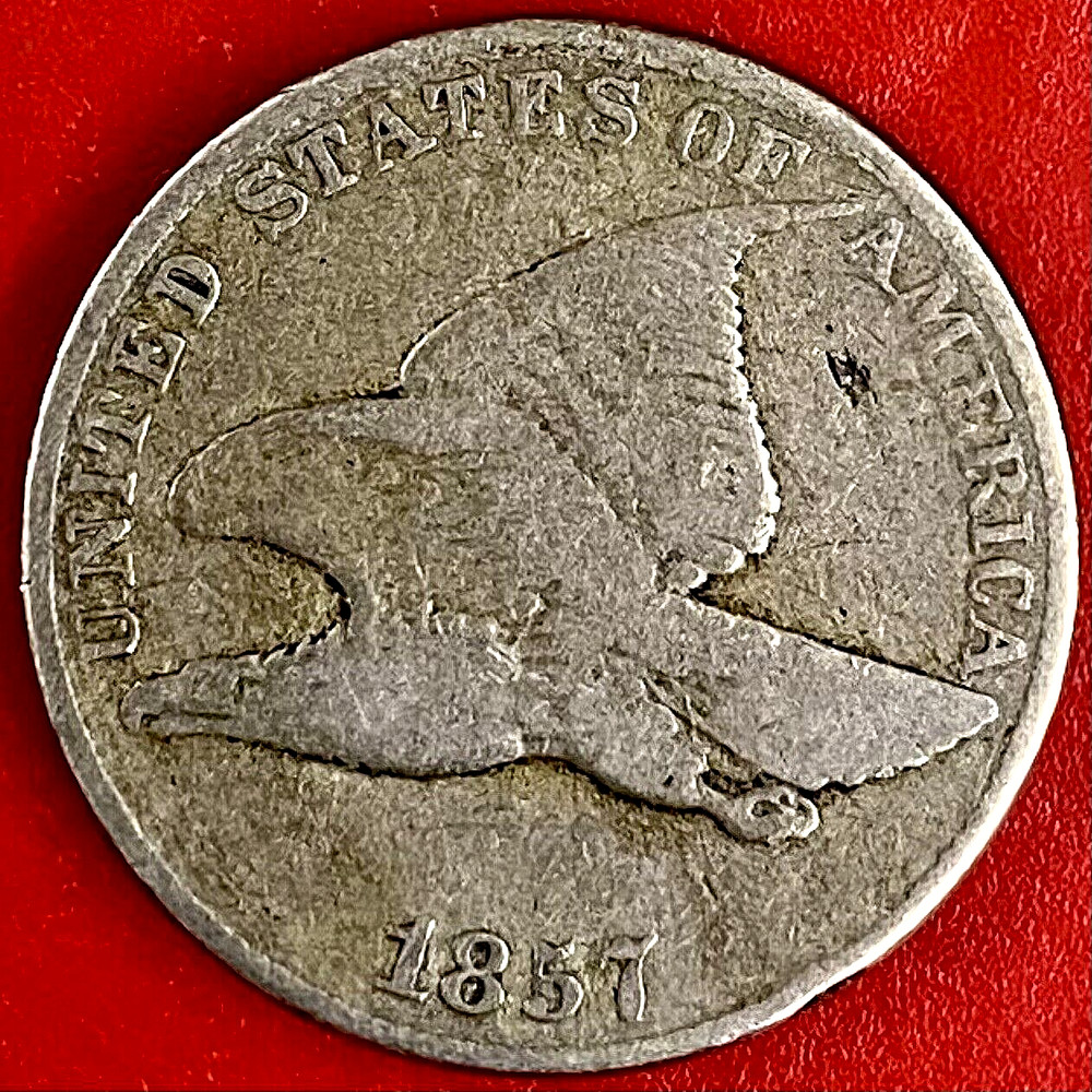 1857 FLYING EAGLE CENT