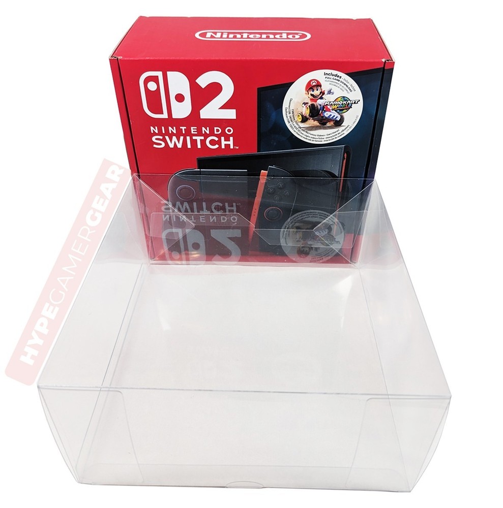 Nintendo Switch 2 Box Protector & Display Case | PET Plastic | Acid-Free |