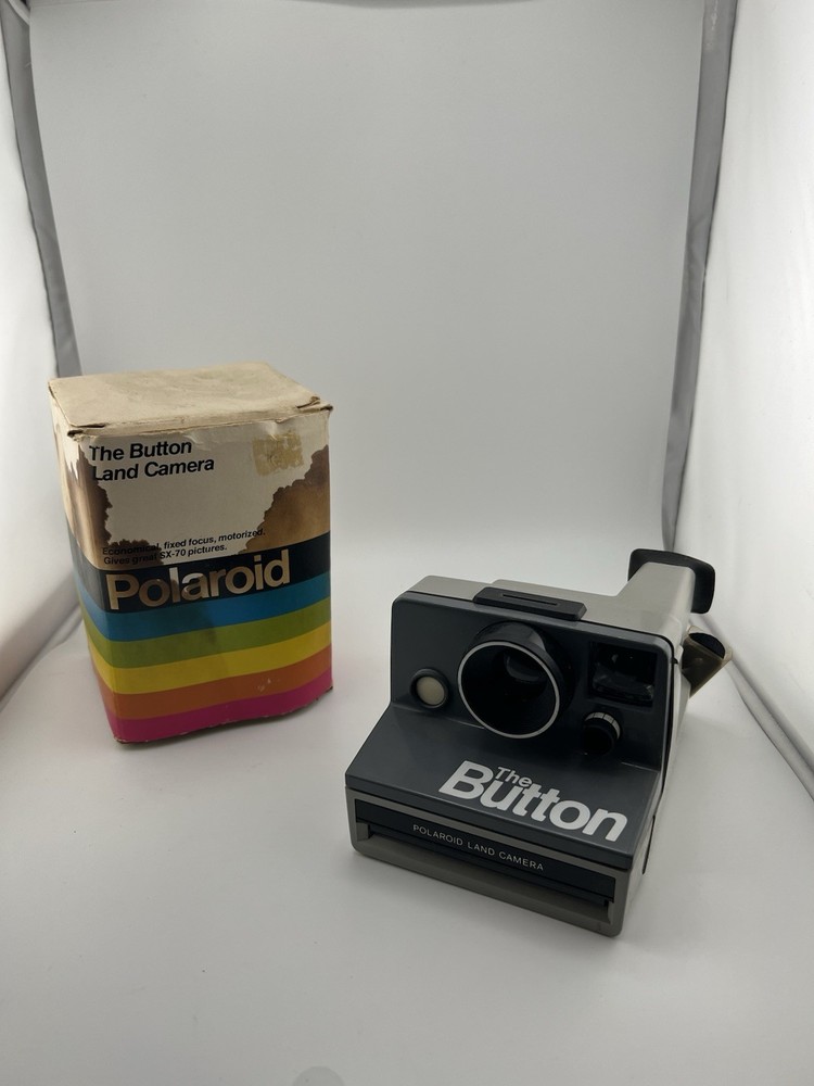 Polaroid “The Button” SX-70 Land Camera - UNTESTED