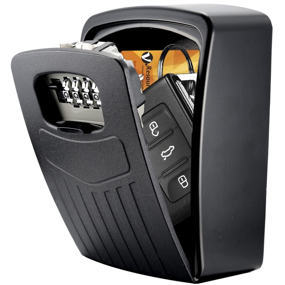 Extra Large Key Storage Security Lock,V-Resourcing Sturdy Wall Mounted Outdoo...