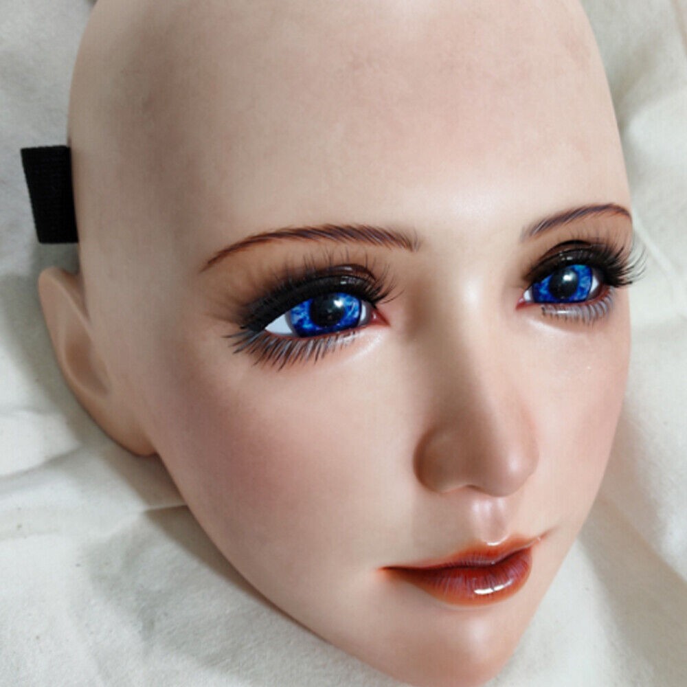 KnowU Half Head Shell Headgear BJD Anime Face For Cosplay Simulation Make-up