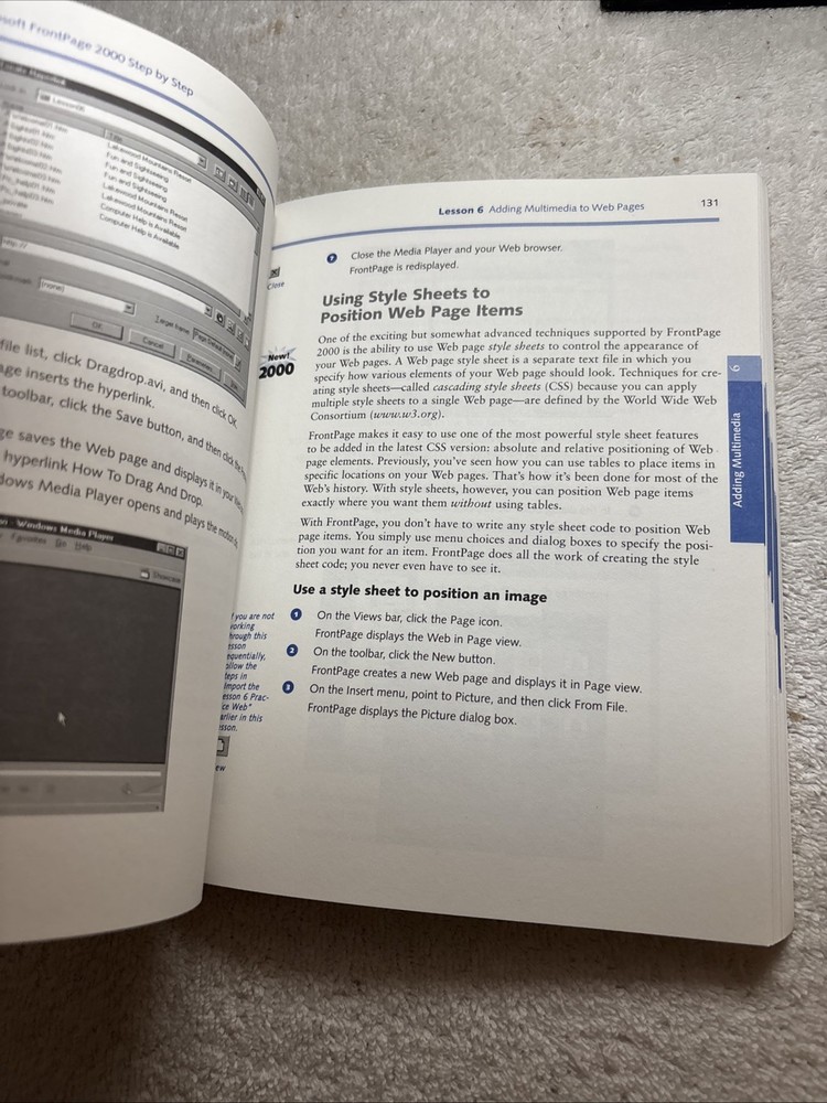 Microsoft FrontPage 2000 CD-ROM - New Sealed Self Study Kit