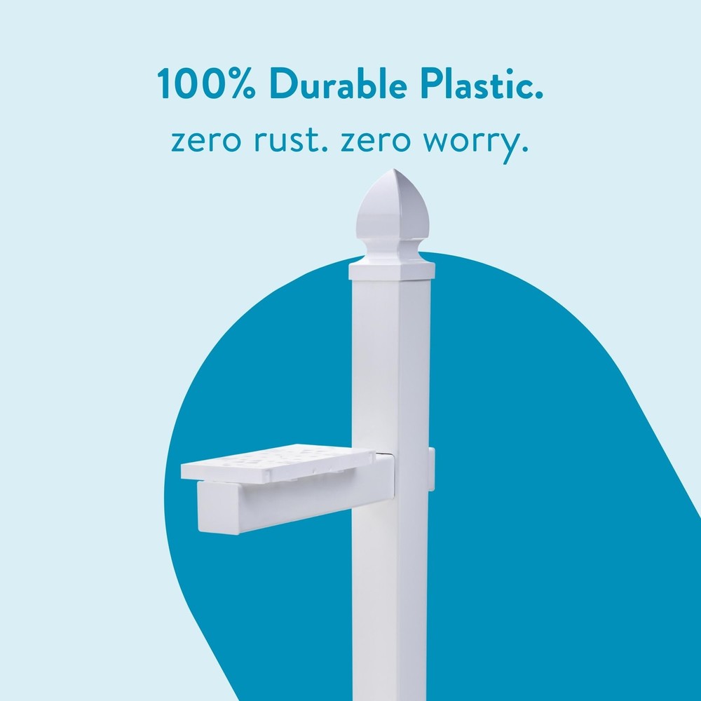 Architectural Mailboxes Whitley Plastic Mailbox Post, Compatibility Code A, B, C