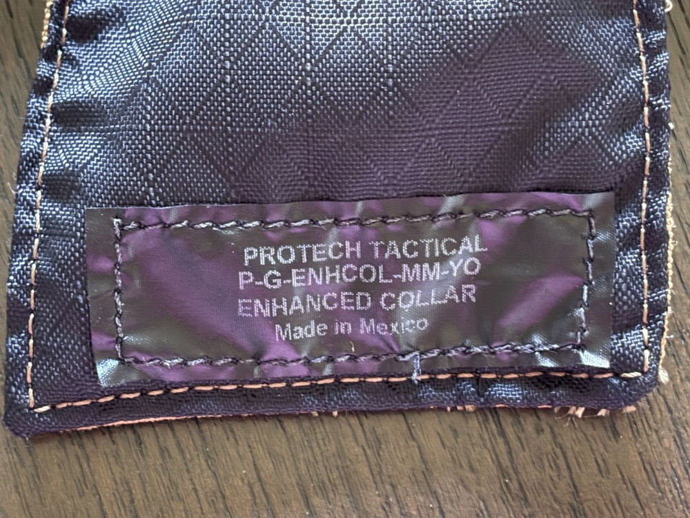 PROTECH Tactical Enhanced Collar Protector M Coyote Soft Ballistic Accessory