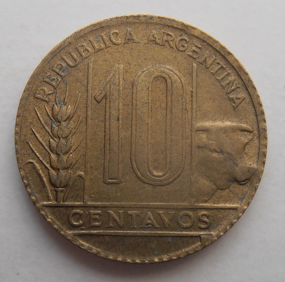 ARGENTINA 10 CENTAVOS 1948