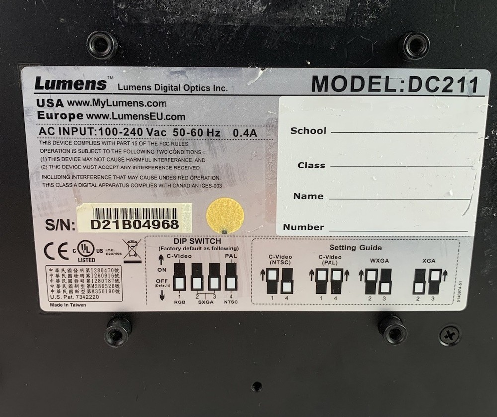 Lumens DC211 Ladibug Document Camera