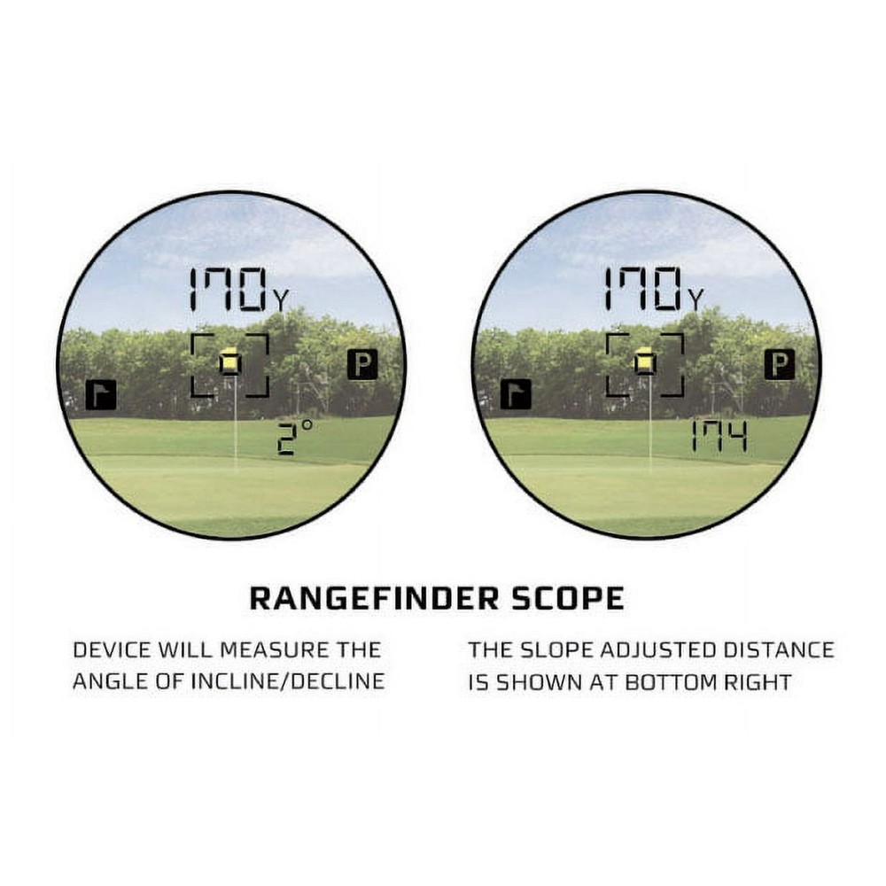 Callaway LS Slope Golf Laser Rangefinder, with Pulse Confirmation (open box)