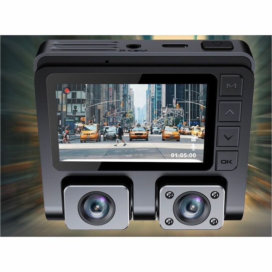 GekoGear Front/Rear Dashcam With Display