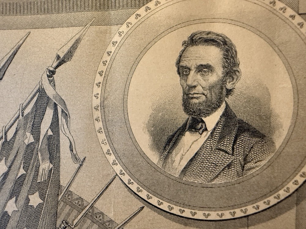 Civil War Blank Recognition Sheet 1860s