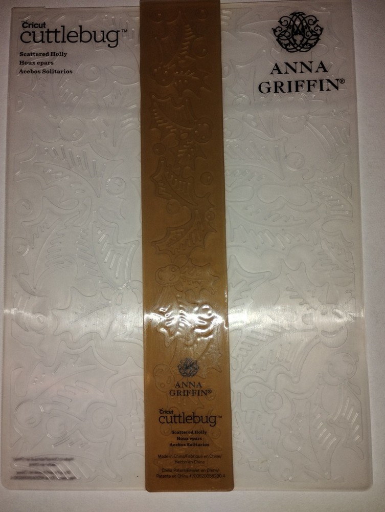 Anna Griffin Cuttlebug Holiday Embossing Folders 6 NEW in original packaging!
