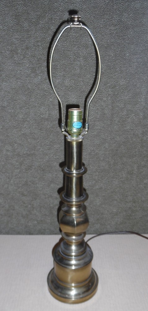 Vintage Brass Stiffel Table Lamp - Very Dusty