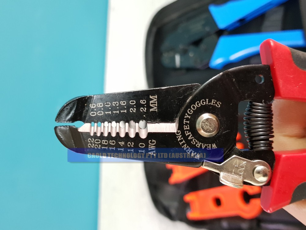 Cable Connector Tool Crimping Stripping Spanner Kit + Bag 10% Off