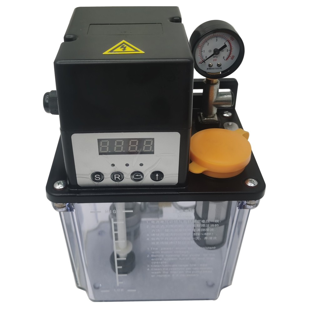 2L 220V Electric Automatic Lubrication Pump With Pressure Testing 35W SPC System
