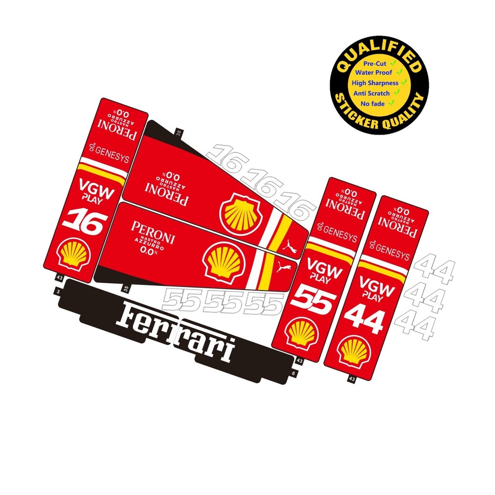 Custom sticker for set 42207, Precut sticker only