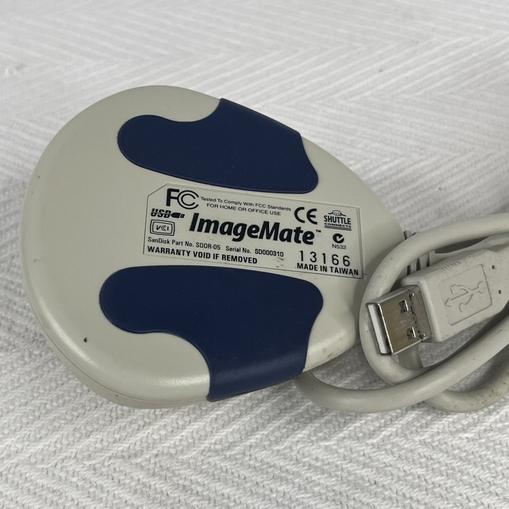 SanDisk USB ImageMate Compact Flash Reader SDDR-05 *Untested* *Sold As-Is*