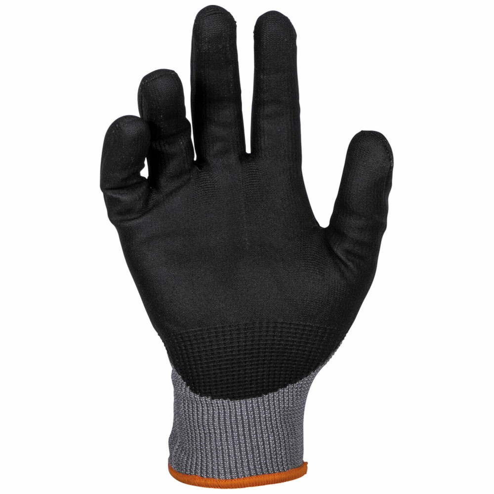 Klein Tools 60587 Knit Dipped Gloves, Cut Level A4, Touchscreen, Small, 2-Pair