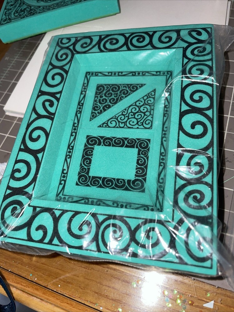 Foam Rubber Stamp Set -Borders Corners