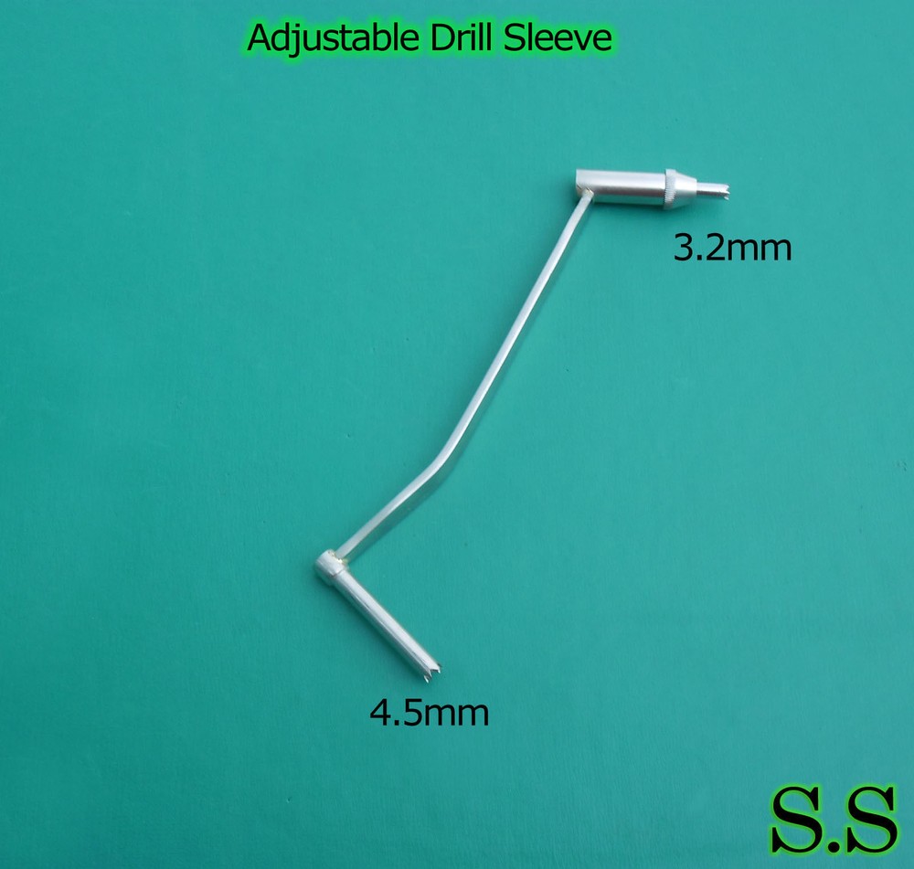 Adjustable Double drill sleeve 3.2 & 4.5 mm Orthopedic Instruments