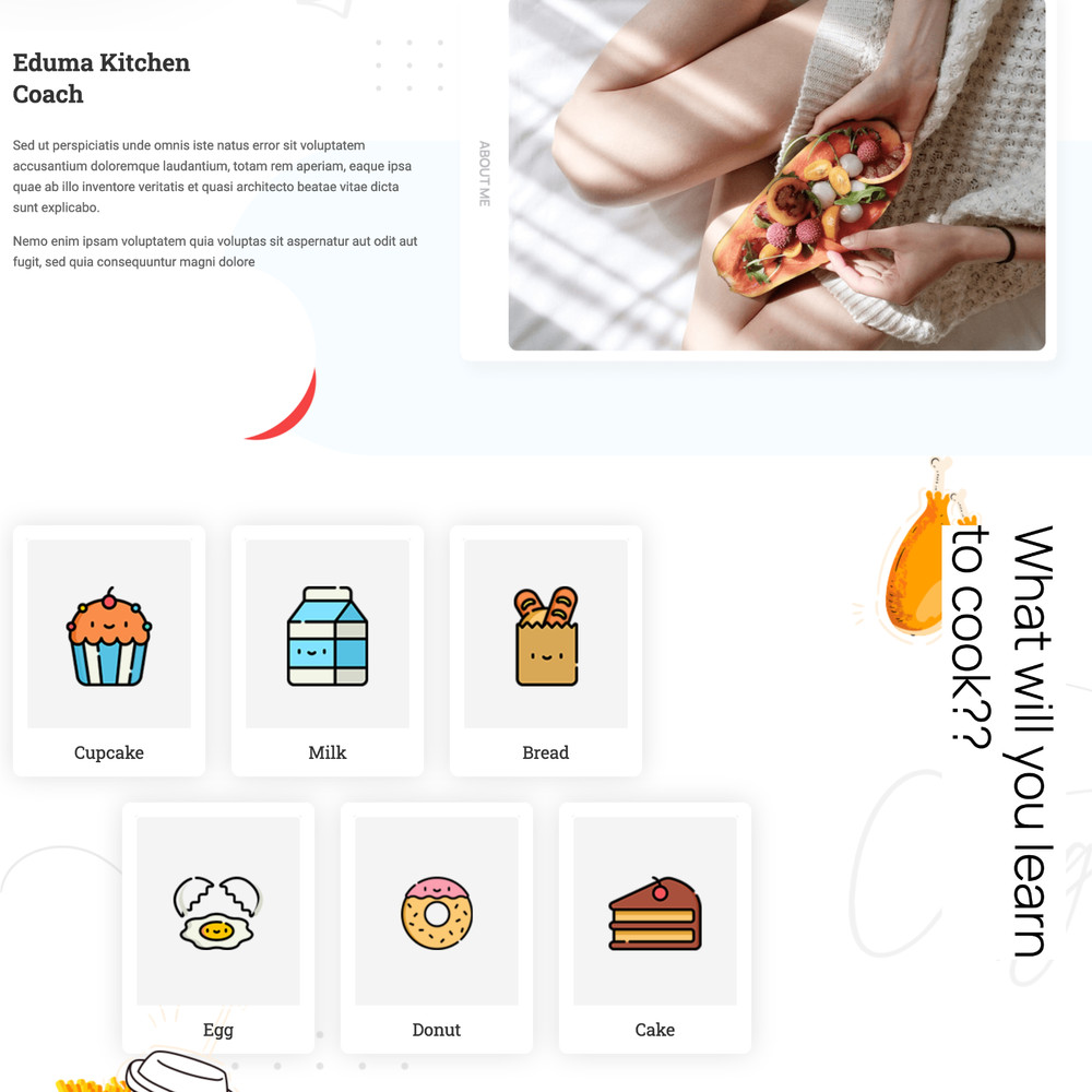 Kitchen Coach Website Design with Free VPS Web Hosting and Installation