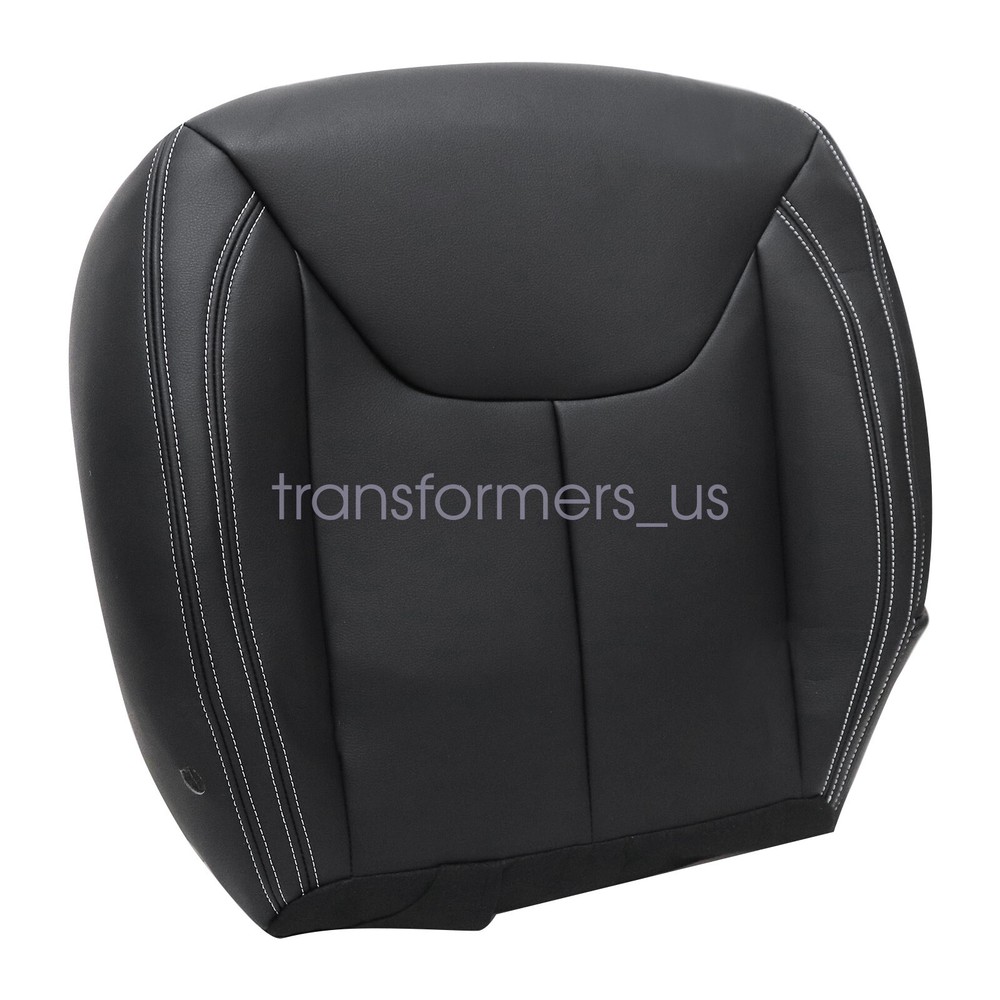For Jeep Wrangler Rubicon 2013-2017 Driver Side Bottom Seat Cover Leather Black