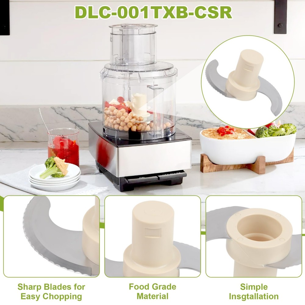 Blade for Cuisinart 14 Cup Food Processor Replacement for Model DLC-2014, DFP...