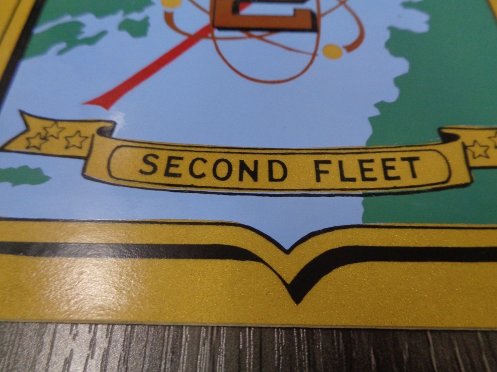 US NAVY SECOND FLEET LARGE Decal STICKER