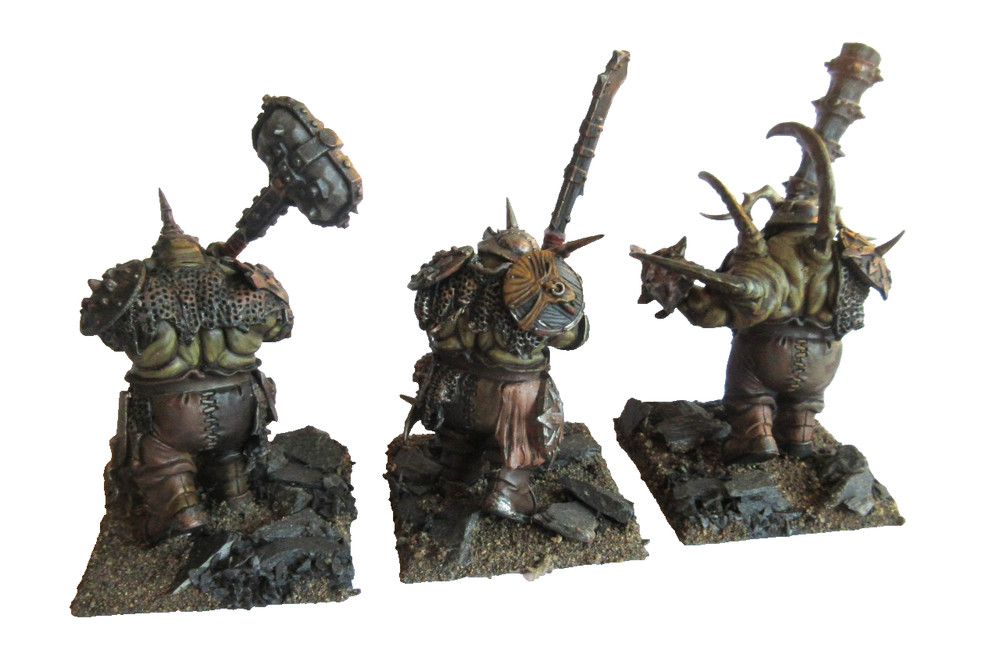 Warhammer Custom Unique Chaos Ogres Painted