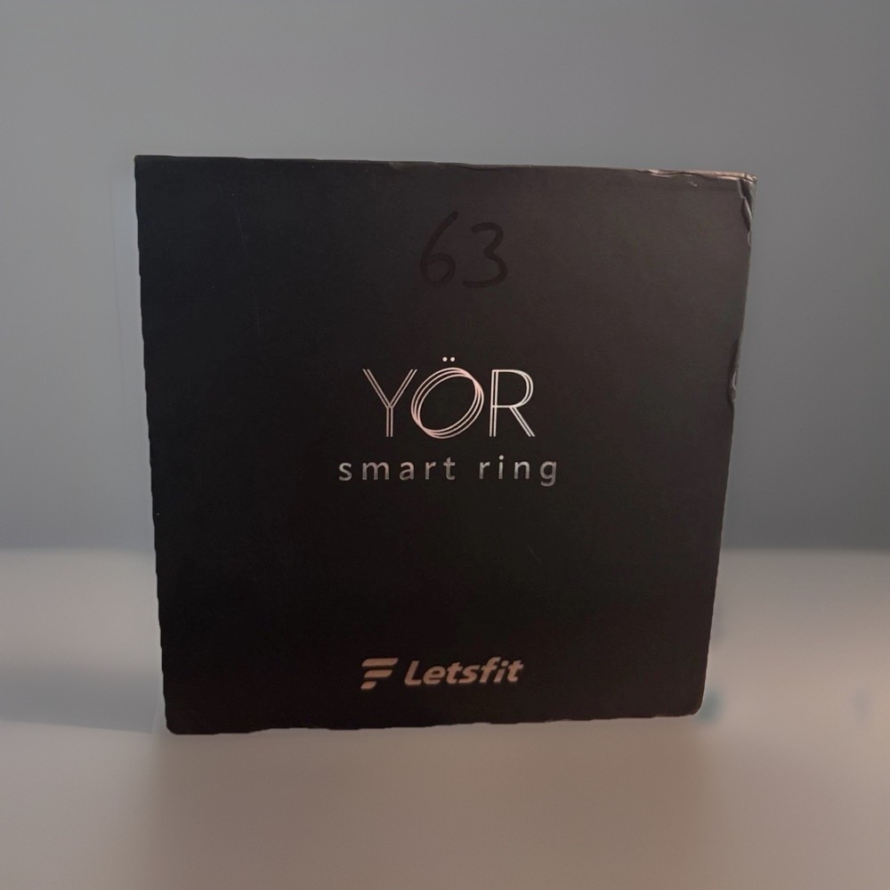 YOR Smart Ring by LetsFit – Silver Size 6 – Open Box Unused – iOS/Android
