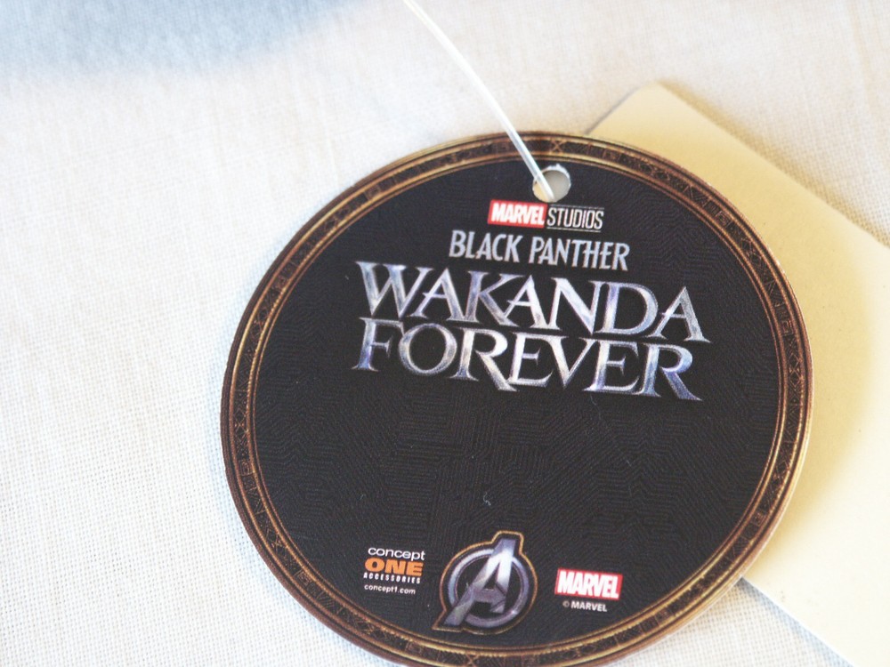 Black Panther Wakanda Forever Hat Marvel Studios Strap Back Cap in Black
