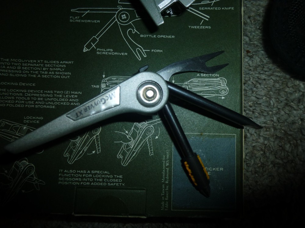 Eddie Bauer Topeak Mcguyver XT Tool Real Gear 16 SS Tools Multi Function