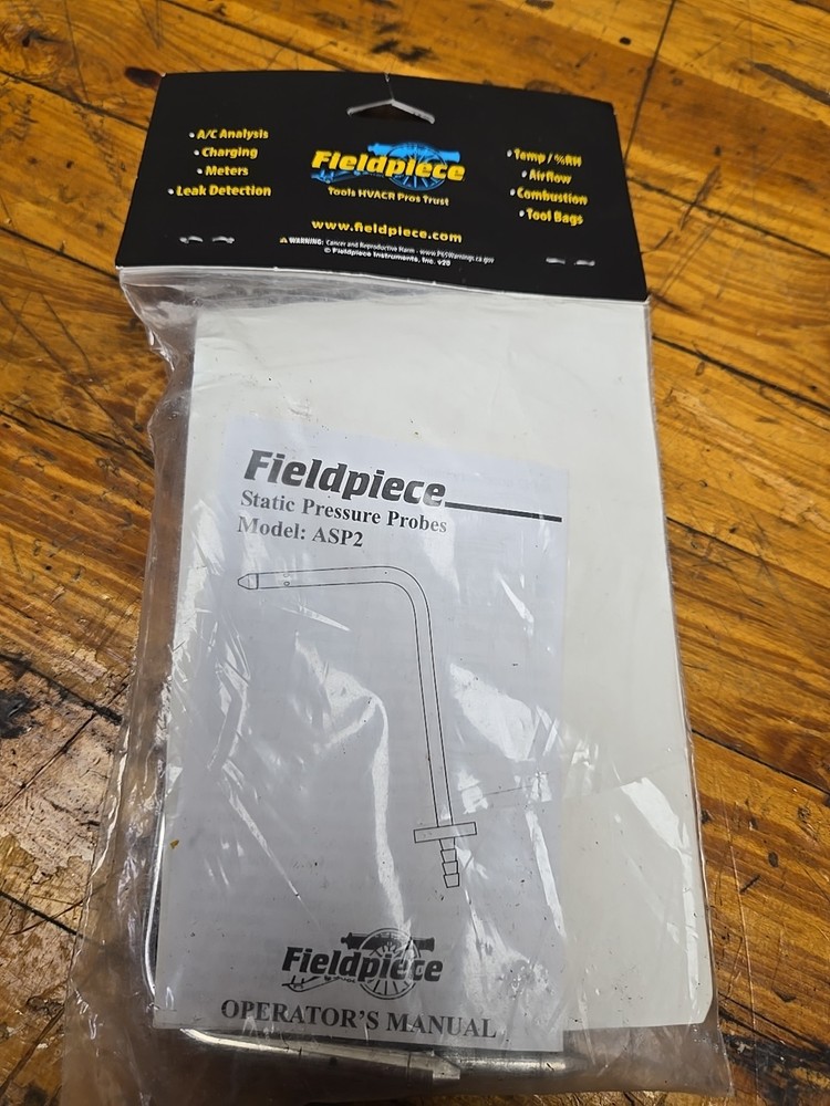 FIELDPIECE STATIC PRESSURE PROBES ASP2