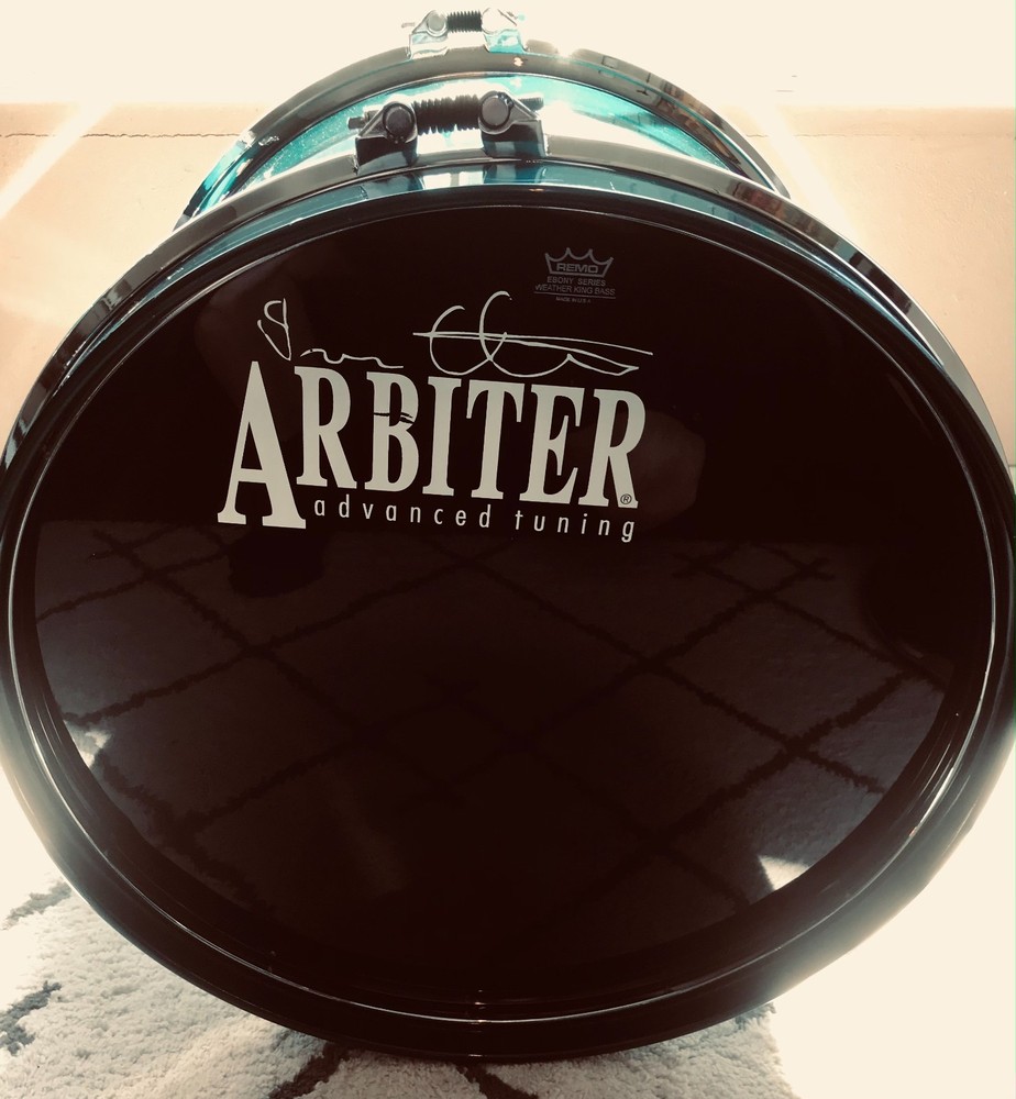 Arbiter AT ‘Advanced Tuning’ Teal Blue Drum Kit