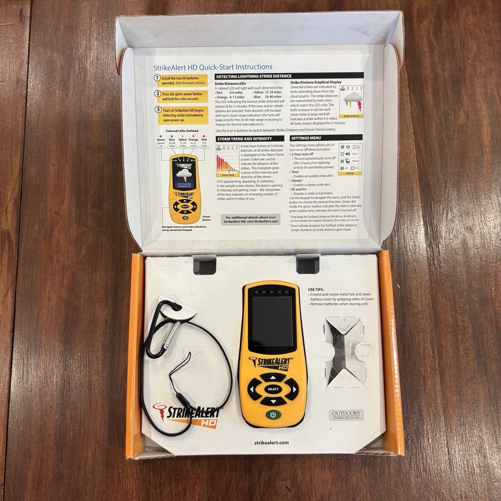 StrikeAlert HD LD-3000 Personal Lightning Detector