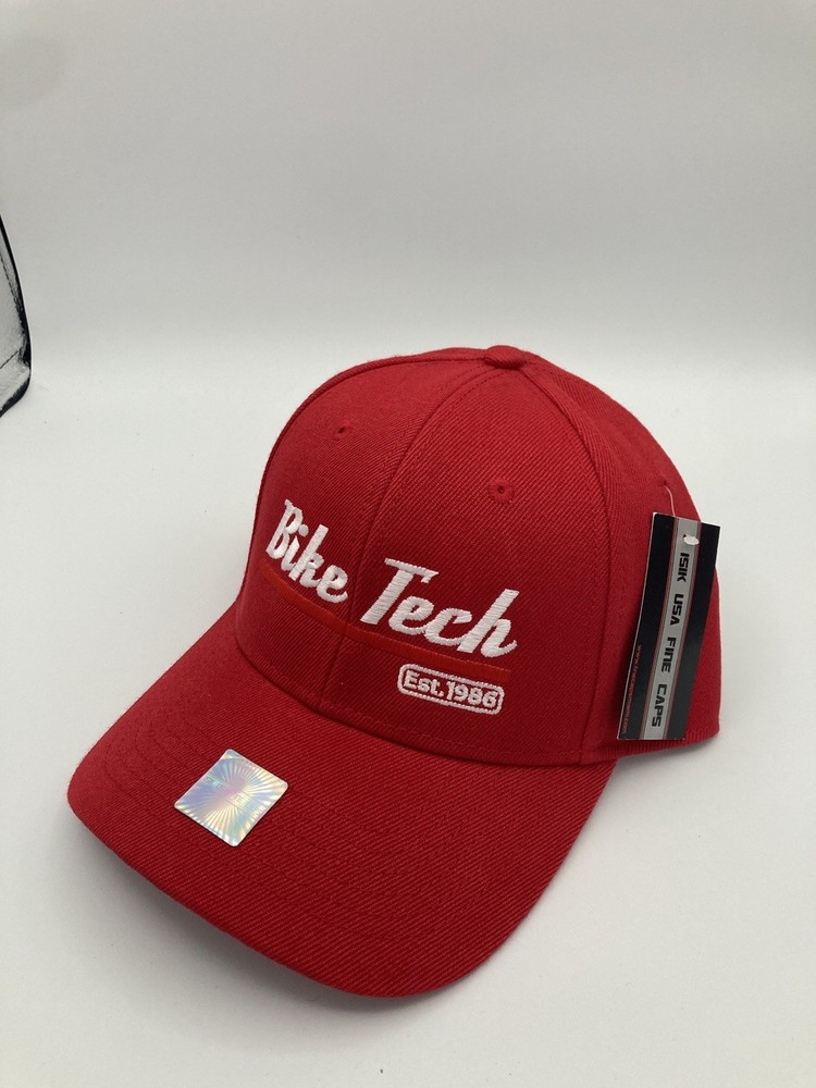 NWT Red Cycling Hat Bike Tech
