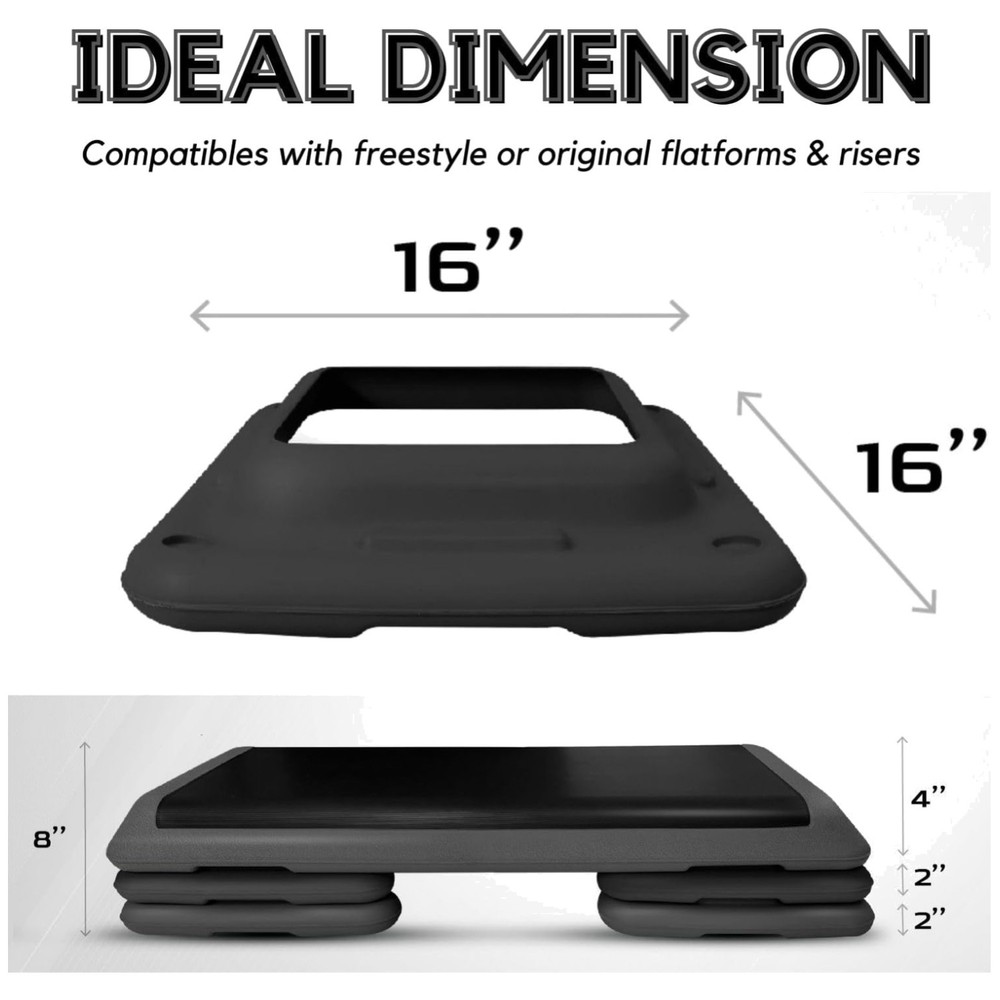 Exercise Step RISERS - 300lb Weight Capacity