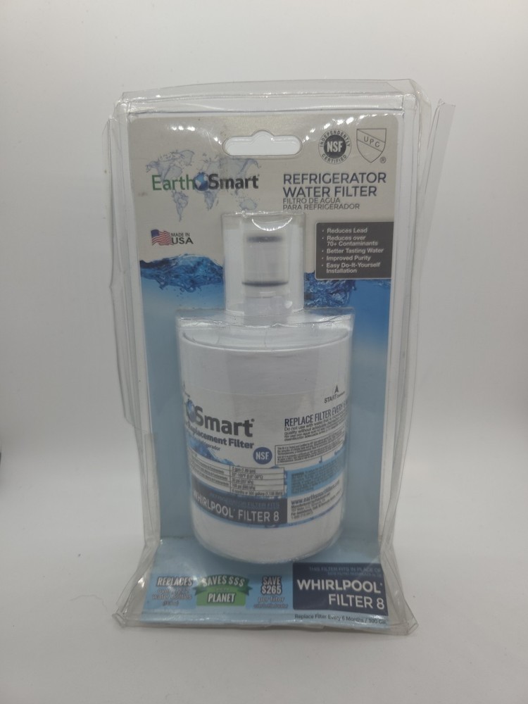 EarthSmart W-4 Refrigerator Replacement Filter For Whirlpool Filter 8 NEW