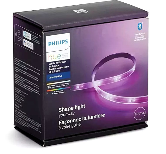Philips Hue 80" White/Color Ambiance Shape Smart LED Light Strip & V3 Controller