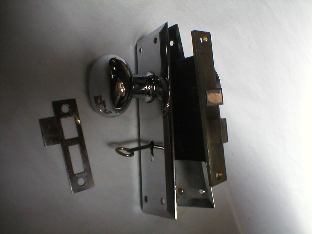 Antique Chrome Door Hardware