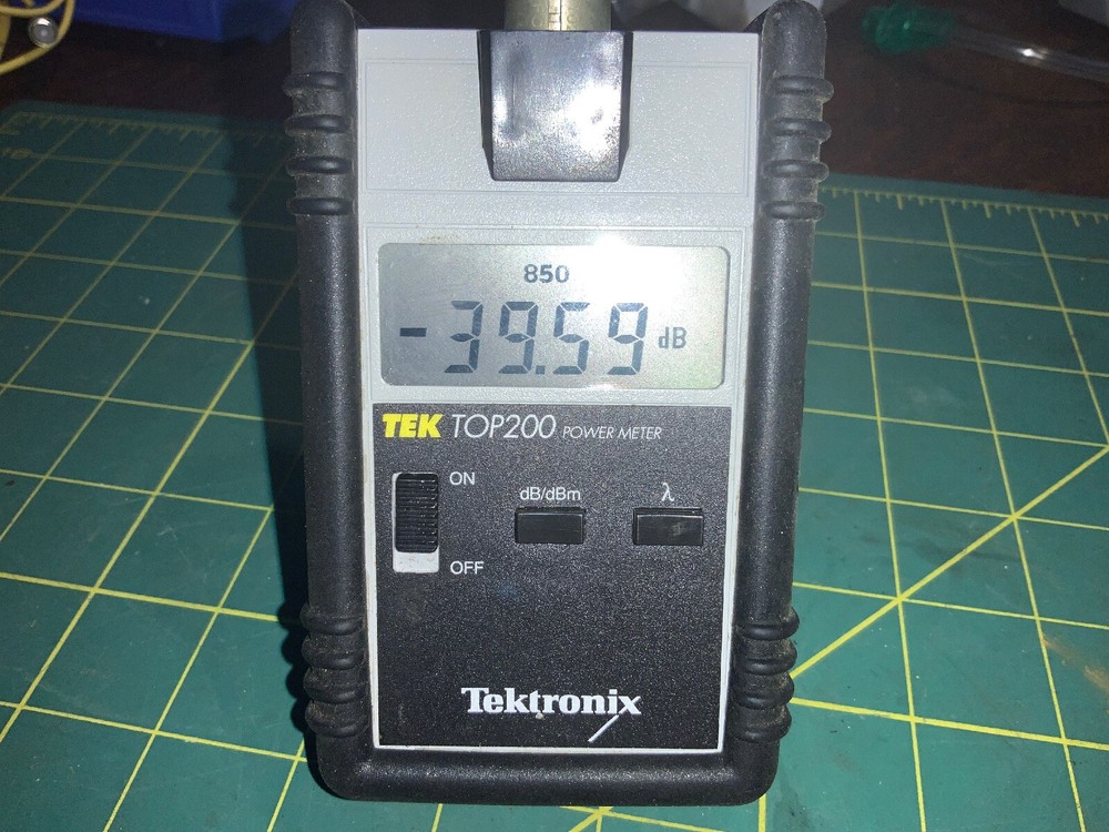 Tektronix Tek Top200 Power Meter Fiber Optics Electronics