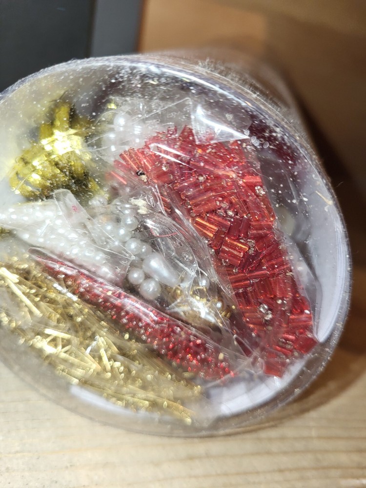 Herrschners Collector Series Ruby #56 Sequin Beaded Christmas Ornament Kit