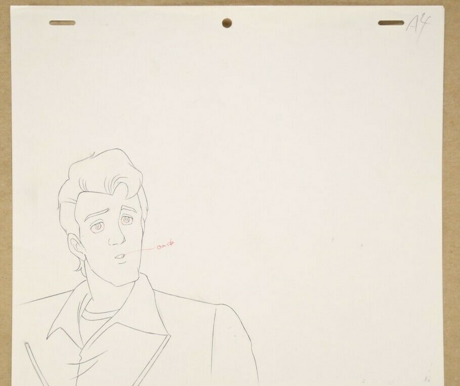 GhostBusters Original Production Drawing And Cel 76-7 Used Cond.